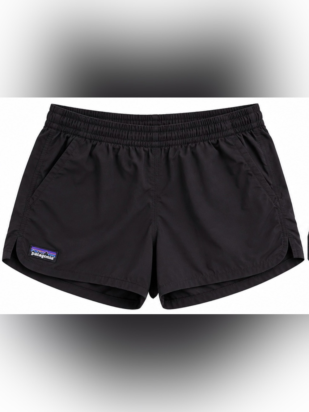 Patagonia Black Women's Athletic Shorts - Elastic Waist